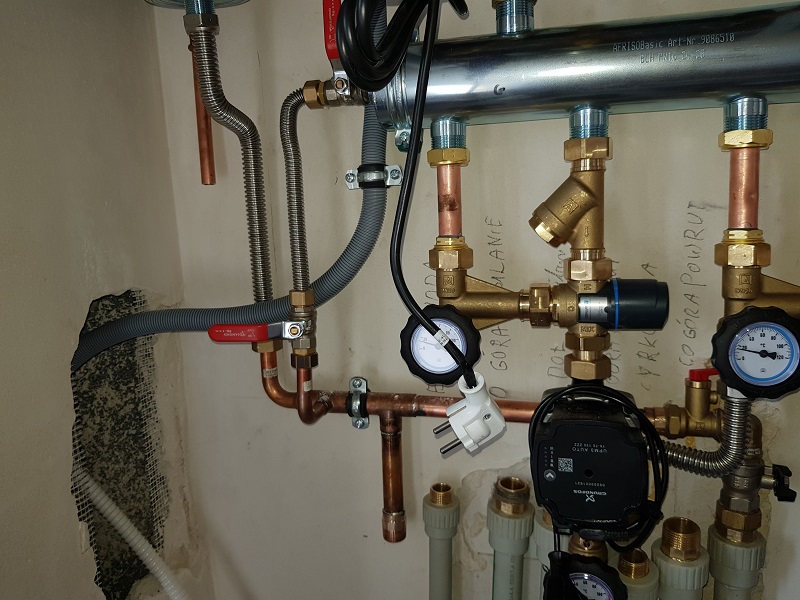 zawory odcinające przy montażu kotłowni